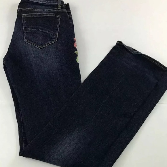 Driftwood Kelly Floral Rose Embroidered Jeans 26 - Picture 7 of 12